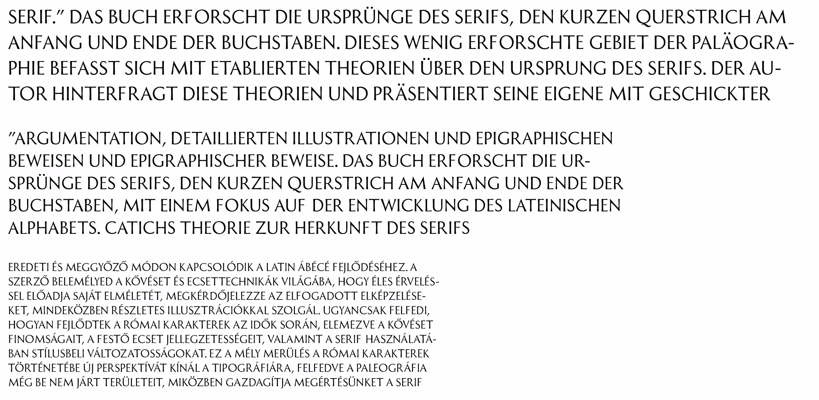 Text sample 'Blue Pearl Sans' shown in the Blue Pearl Sans typeface by Accentype © Miklós Ferencz