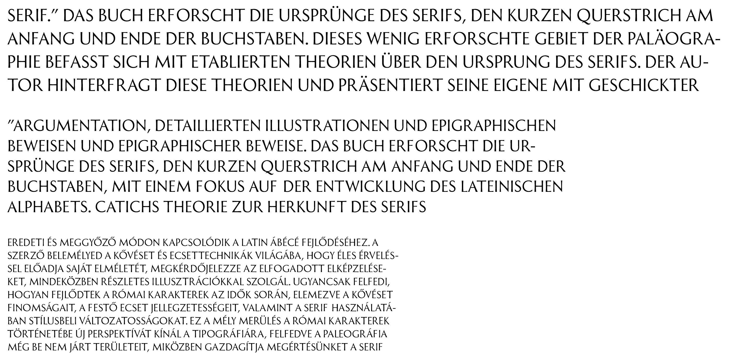 Text sample 'Blue Pearl Sans' shown in the Blue Pearl Sans typeface by Accentype / Miklós Ferencz