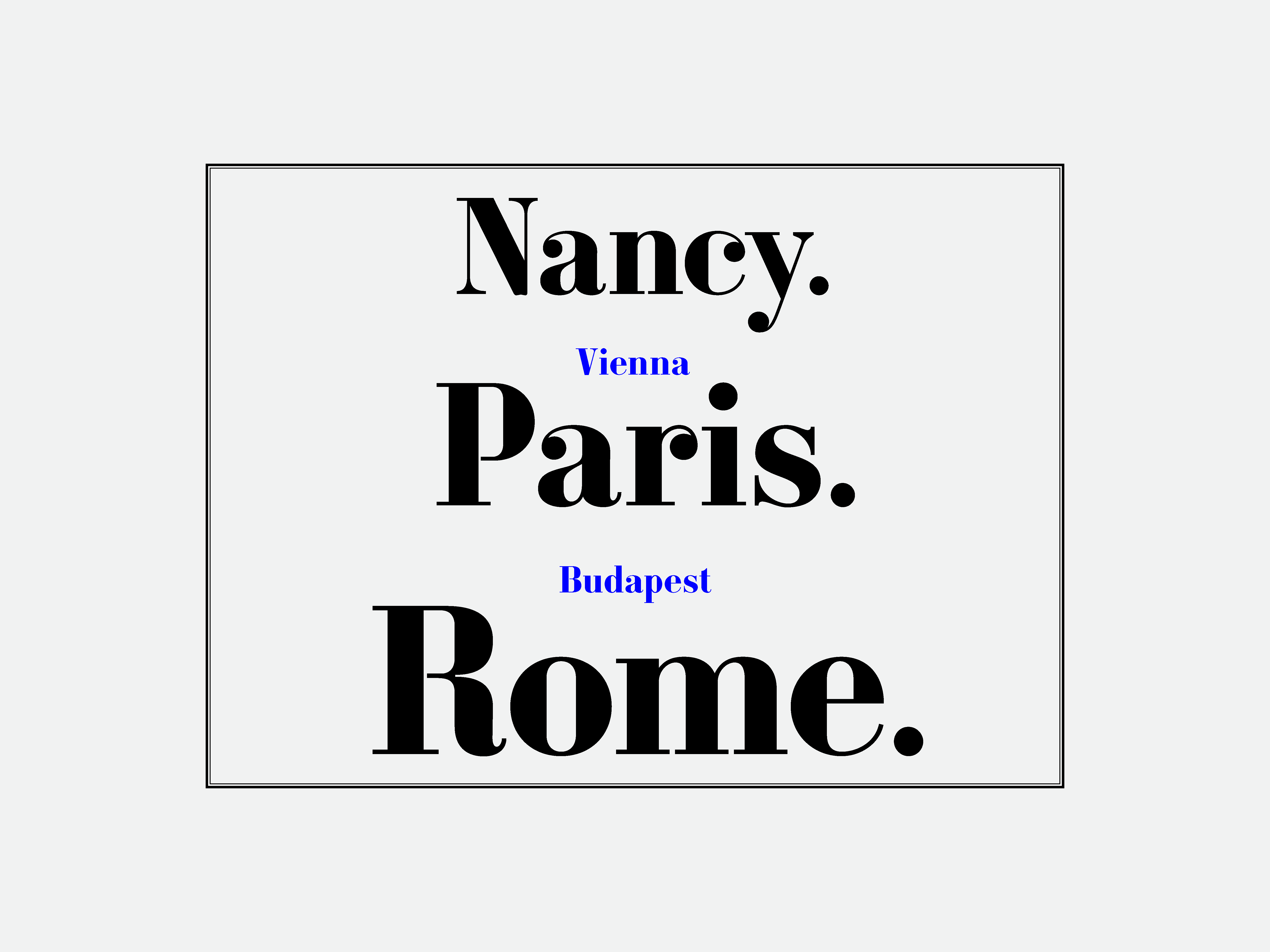 Constantin - a didone revival for the 21th century