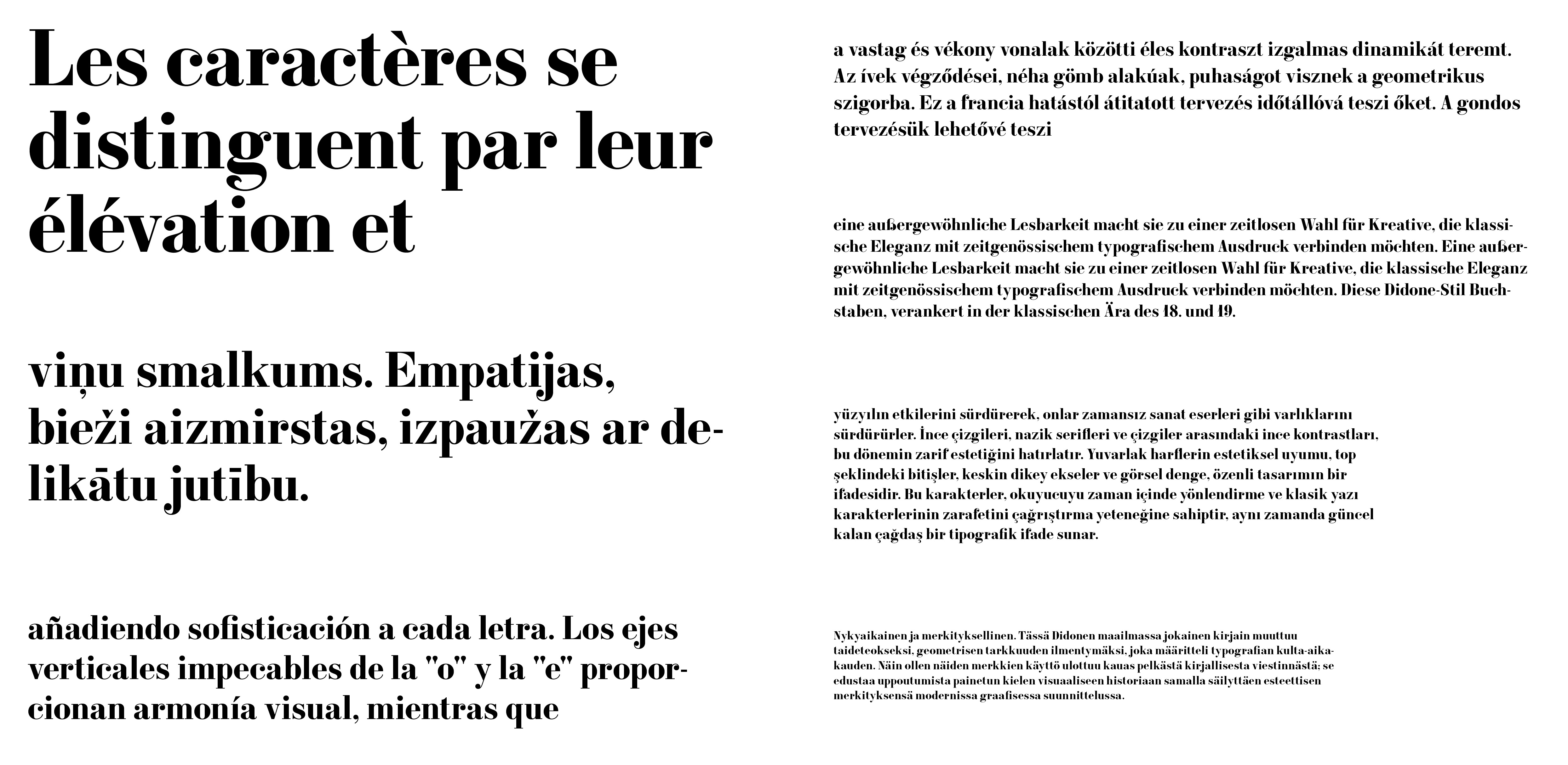 Constantin - a didone revival for the 21th century