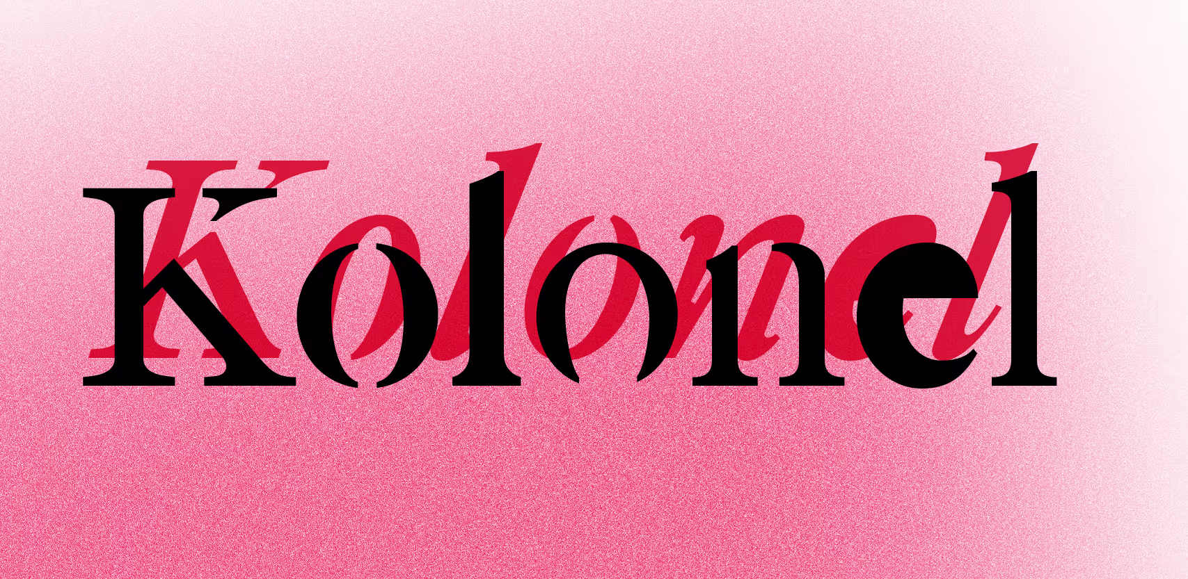Kolonel – a new approach to a Dutch Old Style typeface | by Accentype © Miklós Ferencz