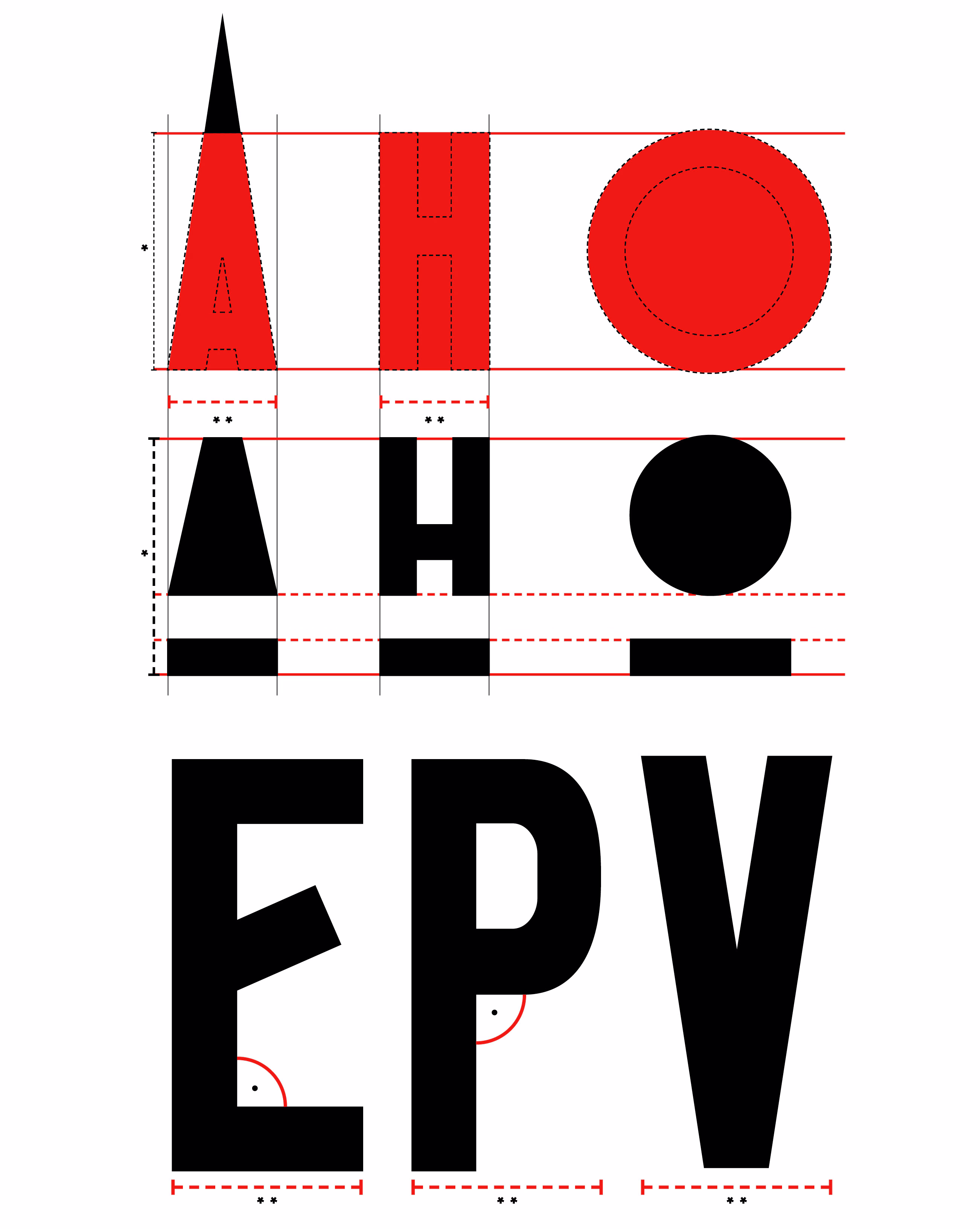 Mozsár is a display typeface inspired by constructivism, with alternating letter styles. By Accentype (© Miklós Ferencz)