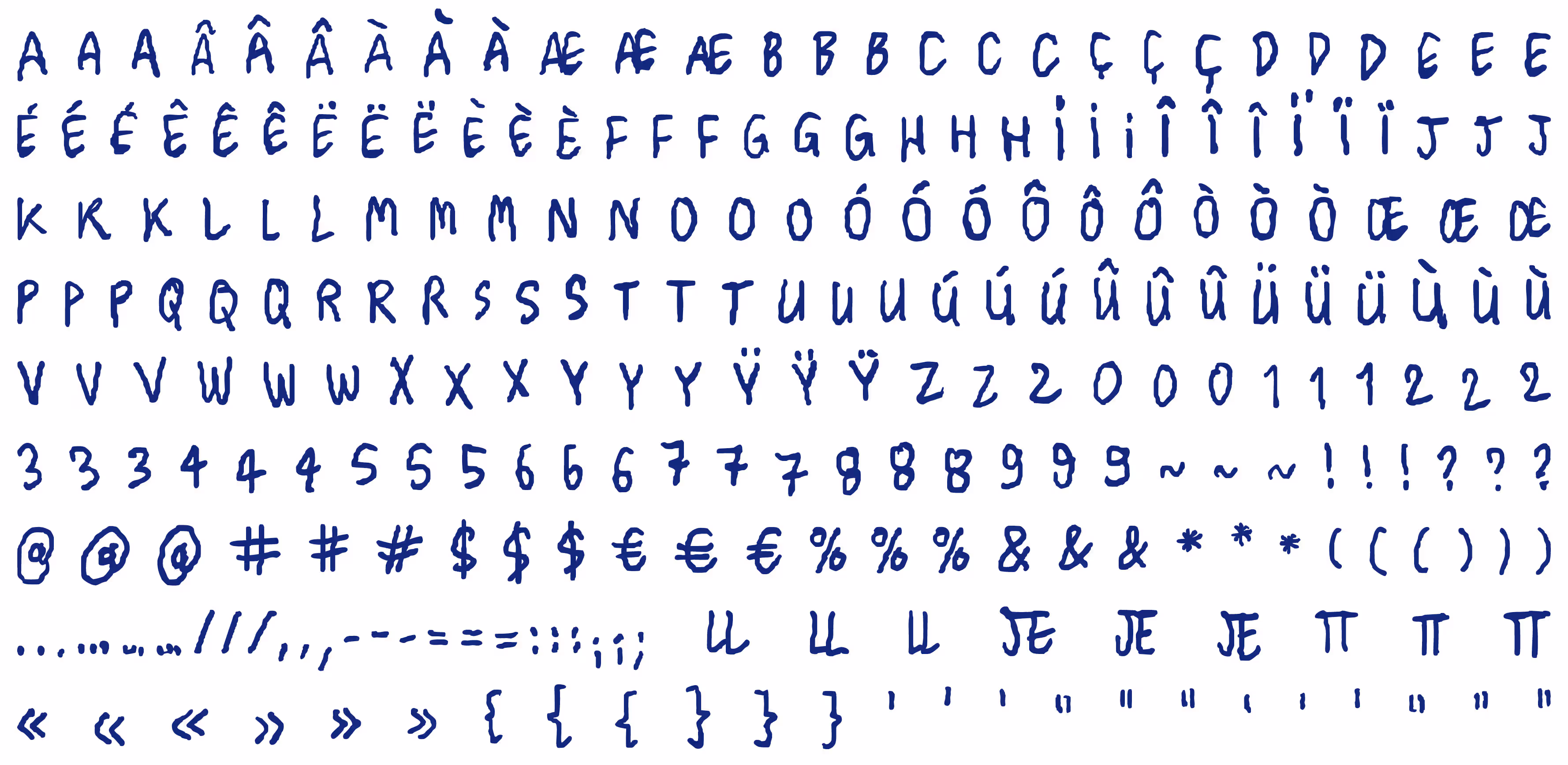 Stephen Sans - a pseudo-random typeface for a comic book | by Accentype © Miklós Ferencz